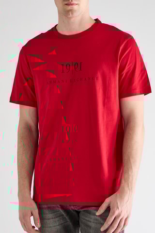 T-shirt - Rouge et noir - Exchange
