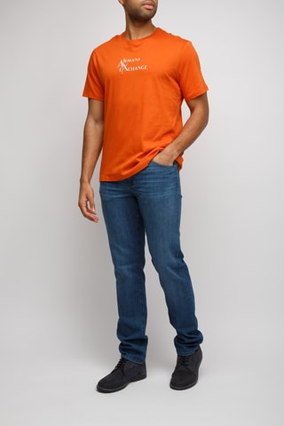T-shirt - Orange et blanc - Exchange