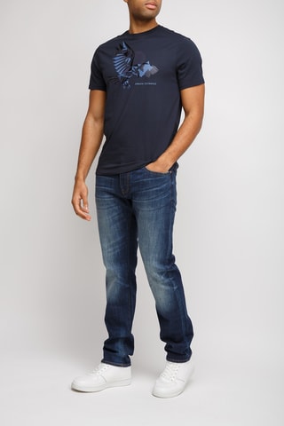 T-shirt - Bleu et gris - Exchange