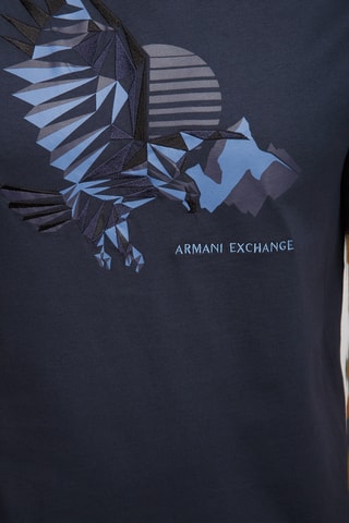 T-shirt - Bleu et gris - Exchange