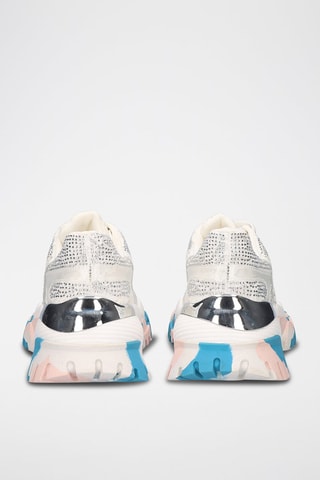 Sneakers platform - Bianco e blu