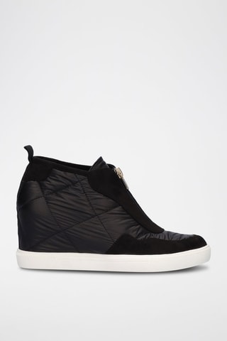 Sneakers con zeppa - Nero