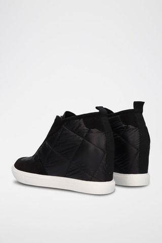 Sneakers con zeppa - Nero
