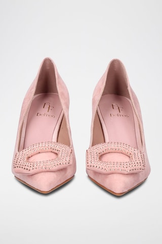 Décolleté in pelle - Rosa