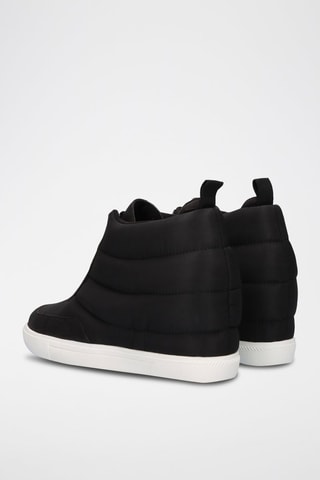 Sneakers con zeppa - Nero