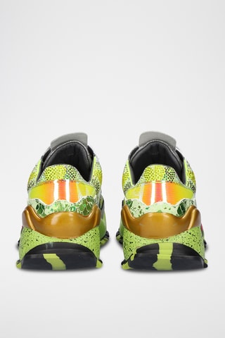 Sneakers en cuir - Vert