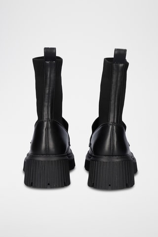 Mocassins à talons montants - Noir