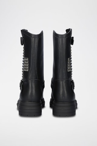 Bottines en cuir - Noir