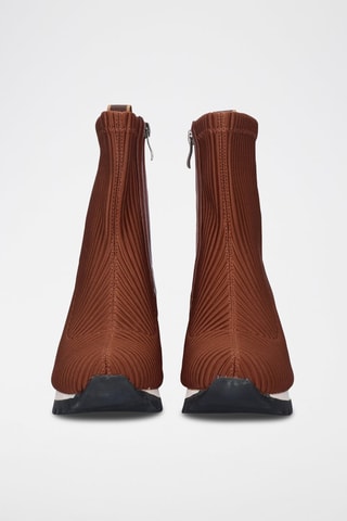 Bottines compensées - Marron