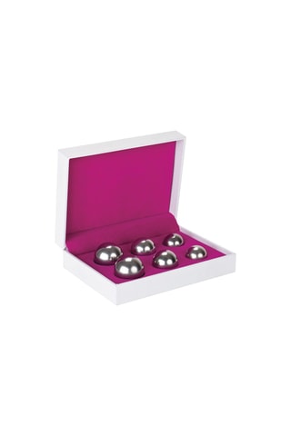 Ensemble de balles Ben Wa  Argenté - 1,5 à 2,1 cm