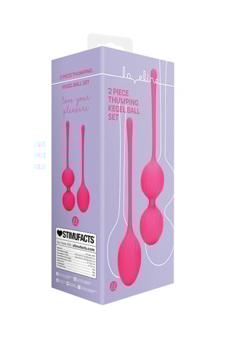2 boules de Kegel waterproof  - Rose