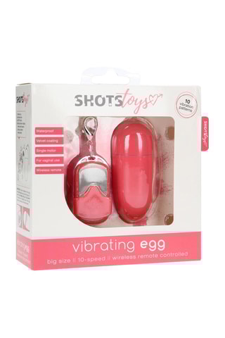 Œuf vibrant à télécommande Rose - 8 cm