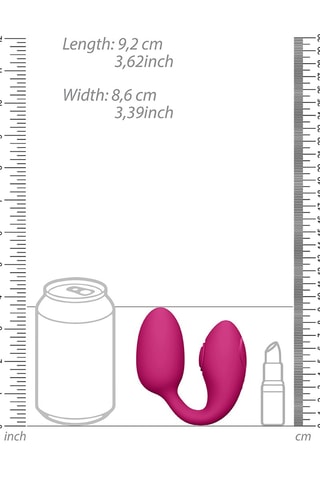 Œuf vibrant Aika - Rose - 9,2 cm