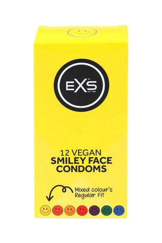 12 préservatifs Smiley Face Regular
