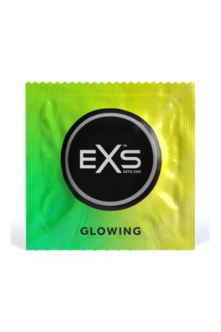 3 préservatifs Glowing - 54 mm