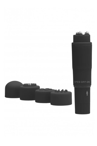 Vibromasseur Noir - 10,7 cm