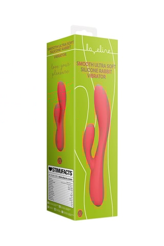 Vibromasseur Ultra Soft Rabbit - Corail - 12 cm