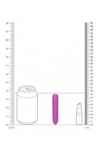 Mini vibromasseur Violet - 9,3 cm