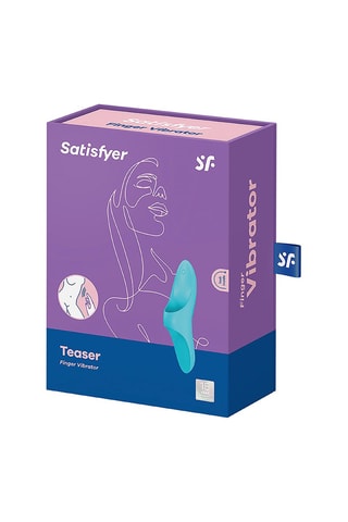 Doigt vibrant Teaser Satisfyer - Bleu