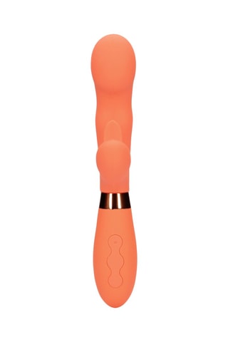 Vibromasseur Rabbit Loveline by Shots - Orange - 9 cm