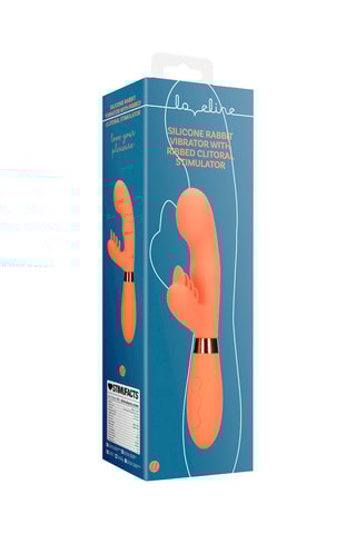 Vibromasseur Rabbit Loveline by Shots - Orange - 9 cm