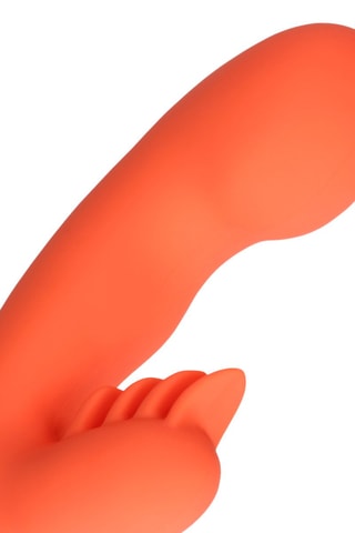 Vibromasseur Rabbit Loveline by Shots - Orange - 9 cm