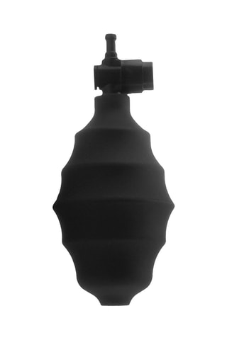 Pompe vagin vibrante - Transparent et noir