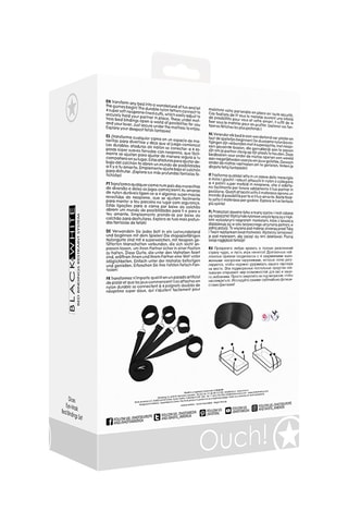 Système d'attache pour le lit Noir