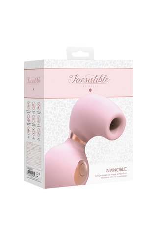 Stimulateur clitoridien Irresistible Invincible - Rose