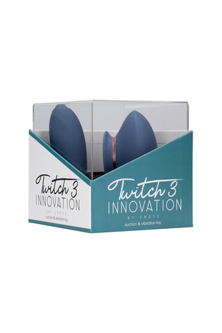Stimulateur clitoridien Twitch 3 Innovation by Shots - Bleu