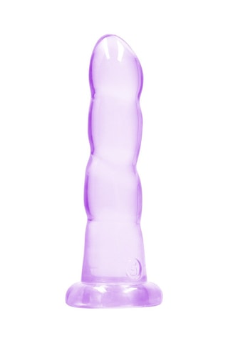 Godemiché Crystal Clear - Violet - 17,2 cm