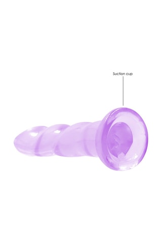Godemiché Crystal Clear - Violet - 17,2 cm