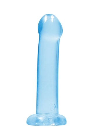 Godemiché Crystal Clear - Bleu - 16,6 cm