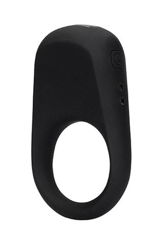 Anneau pénien vibrant waterproof Loveline - Noir