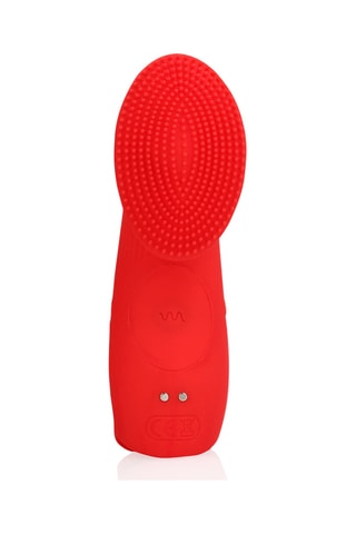 Vibromasseur doigt texturé sunrise - 7 cm
