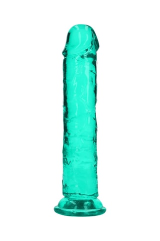 Godemiché Crystal Clear - Vert - 20 cm