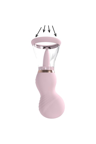 Pompe vulve et seins rechargeable Sensual - Rose - 3 produits