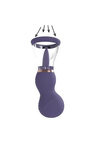 Pompe vulve et seins rechargeable Sensual - Violet - 3 produits