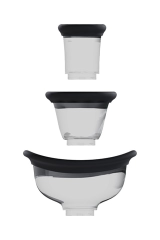 Pompe vulve et seins delightful Shots rechargeable - Noir - 4 produits