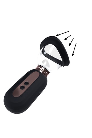 Pompe vulve et seins delightful Shots rechargeable - Noir - 4 produits