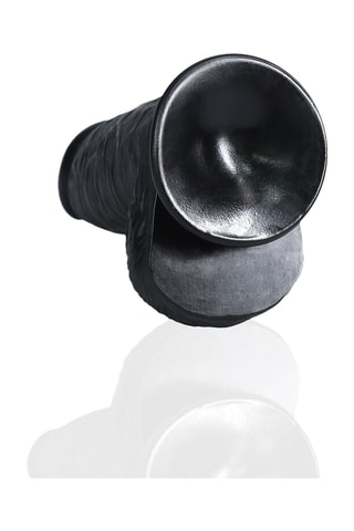 Godemichet réaliste RealRock noir - 16,5 cm