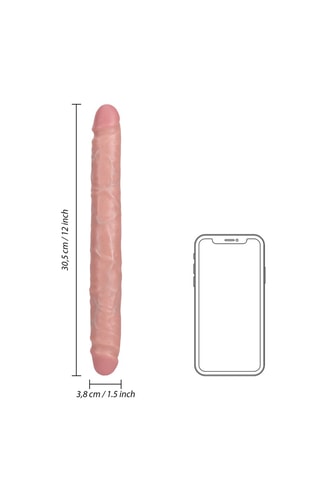 Dildo réaliste RealRock beige - 30,5 cm