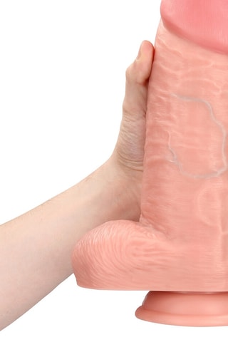 Godemichet réaliste RealRock extra épais avec ventouse - 20,3 cm