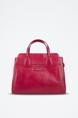 Bolso de piel Elettra - Fucsia 