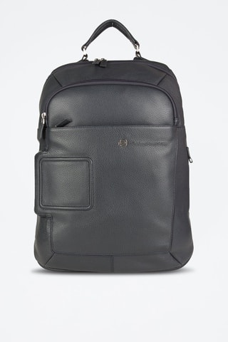 Mochila de piel - Azul