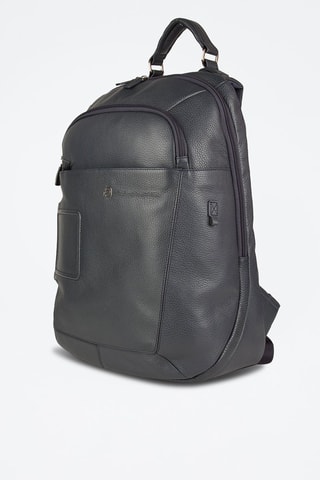 Mochila de piel - Azul