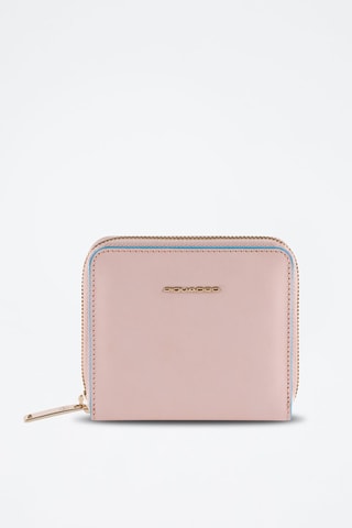Cartera de piel - 
Rosa pastel