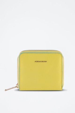Cartera de piel - 
Amarillo