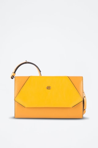 Cartera de piel - 
Amarillo