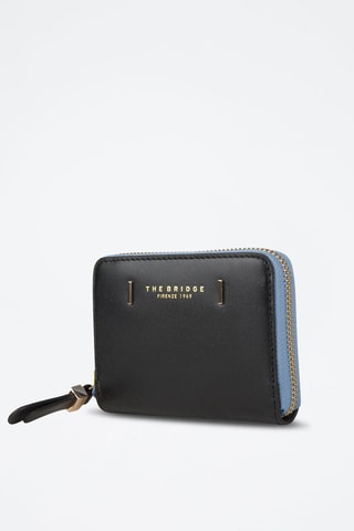 Cartera de piel Chiara - Negro